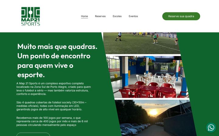 Screenshot of map21sports.com.br