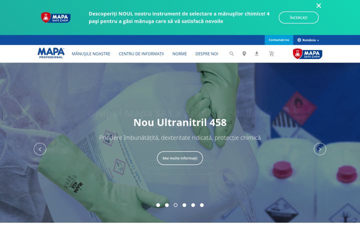 Screenshot of mapa-pro.ro
