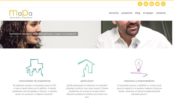 Screenshot of mapa-tda.com