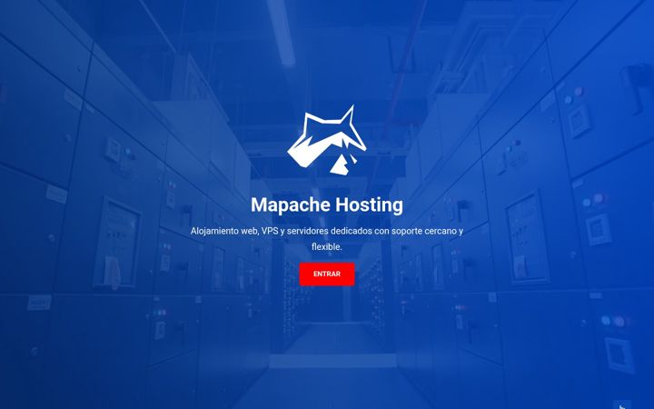 Screenshot of mapachehosting.com