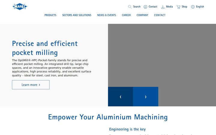 Screenshot of mapal.com