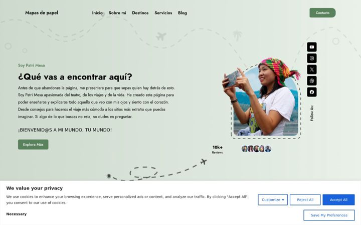 Screenshot of mapasdepapel.com