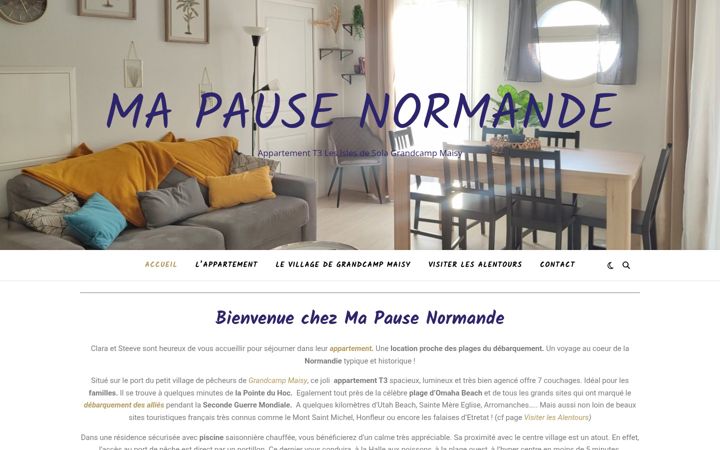 Screenshot of mapausenormande.com