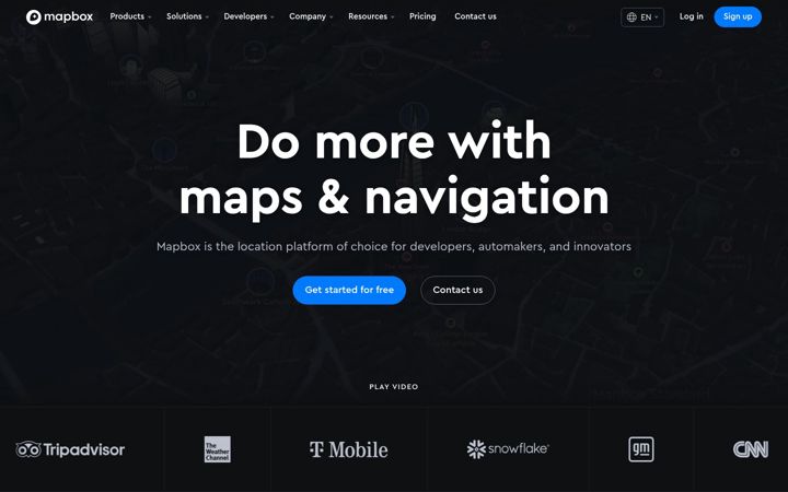 Képernyőkép: mapbox.com