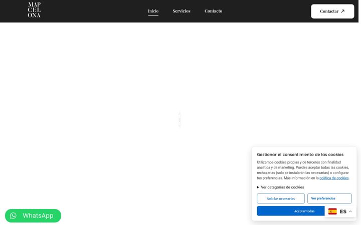 Screenshot of mapcelona.net