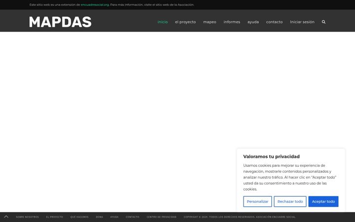 Screenshot of mapdas.es