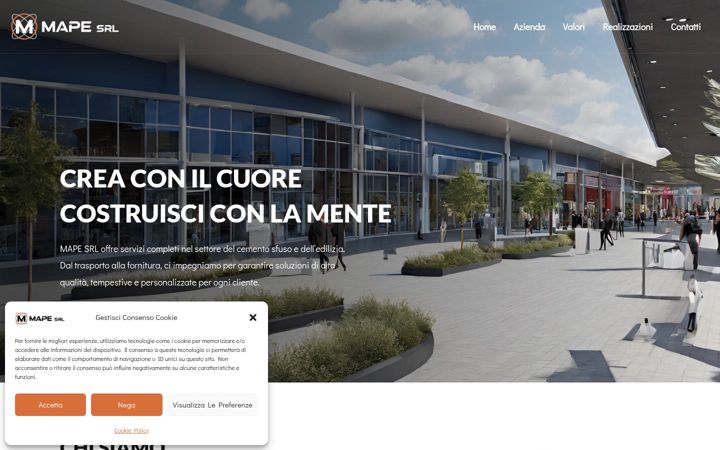 Screenshot of mape-srl.it