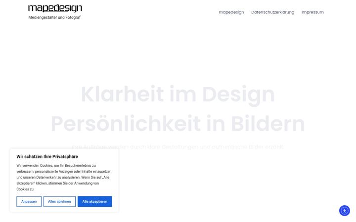 Screenshot of mapedesign.de