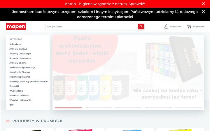Screenshot of mapen.pl