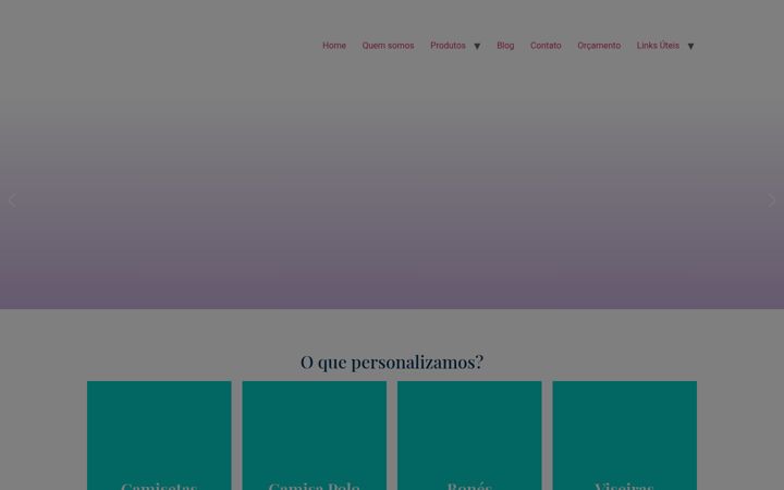 Screenshot of mapepersonalizados.com.br