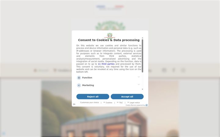 Screenshot of mapetitemaisonroulante.fr
