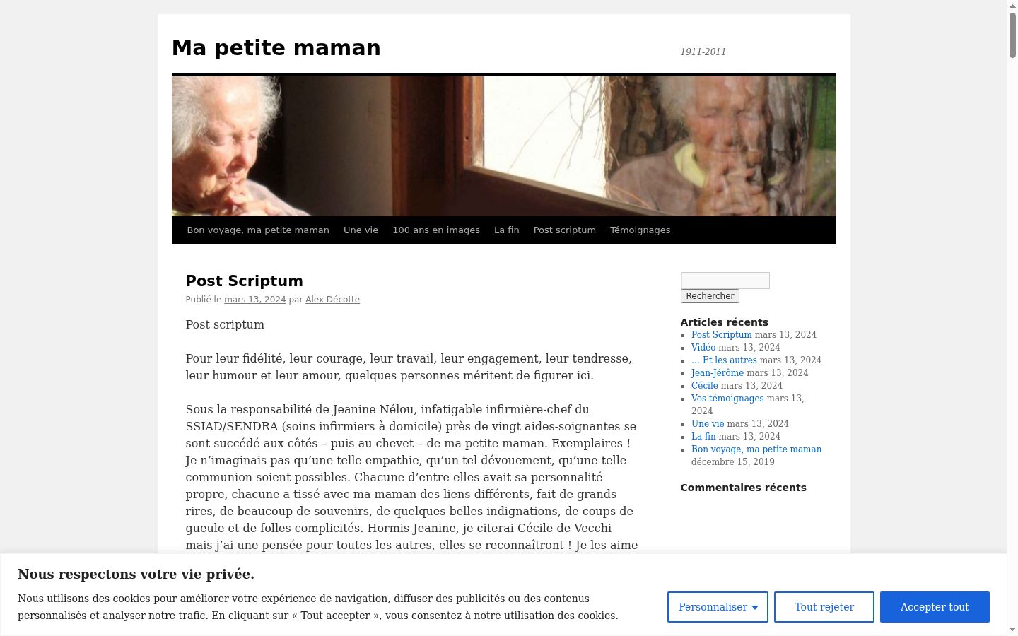 Captură de ecran a bannerului de consimțământ afișat înainte de orice interacțiune