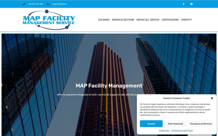 Screenshot of mapfacility.it