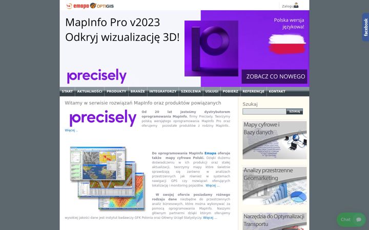 Screenshot of mapinfo.pl