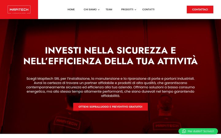 Ekraanipilt saidist mapitechportoni.it