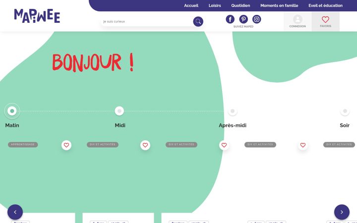 Screenshot of mapiwee.com