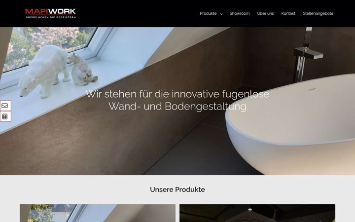 Screenshot of mapiwork.de