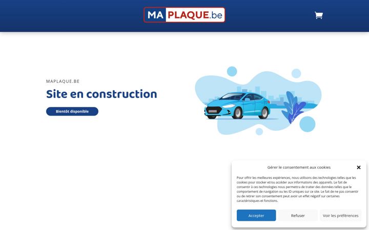 Screenshot of maplaque.be