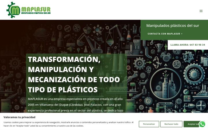 Screenshot of maplasur.com