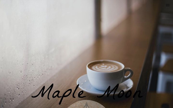 Screenshot of maplemooncoffeeco.com
