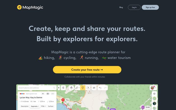 Screenshot of mapmagic.app