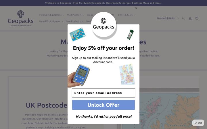 Screenshot of mapmarketing.com