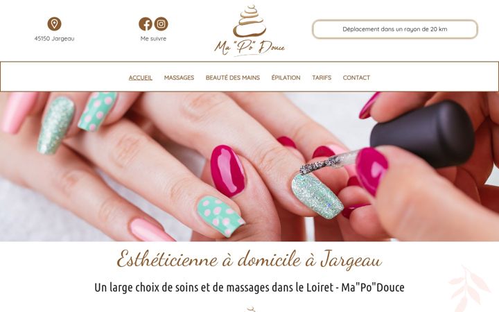 Screenshot of mapodouce-45.fr