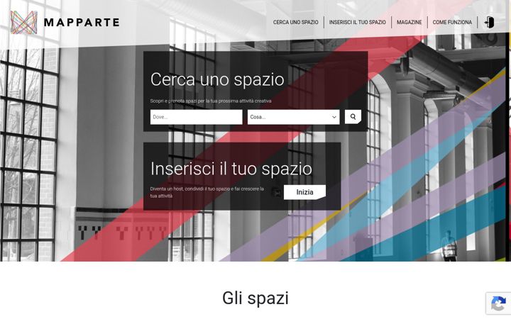 Screenshot of mapparte.com