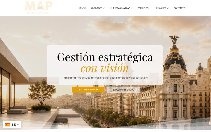 Screenshot of mappatrimonial.com