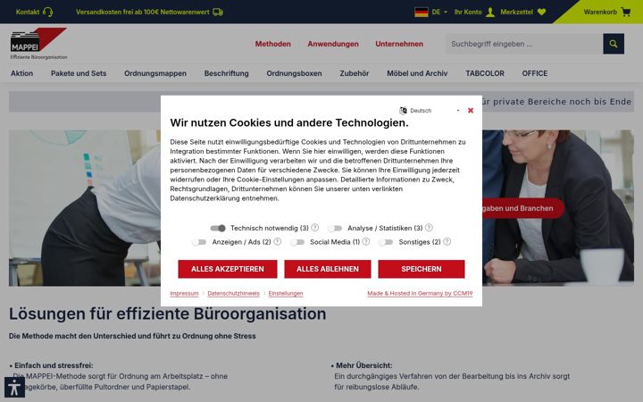 Screenshot of mappei.de