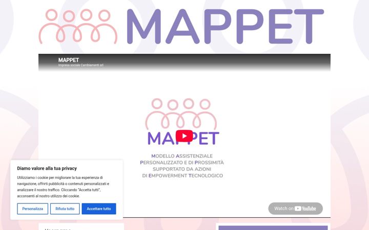 Screenshot of mappet.it
