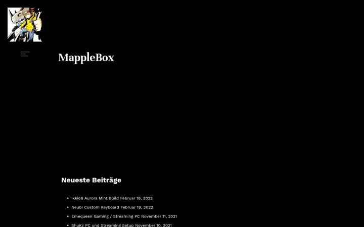 Screenshot of mapplebox.de
