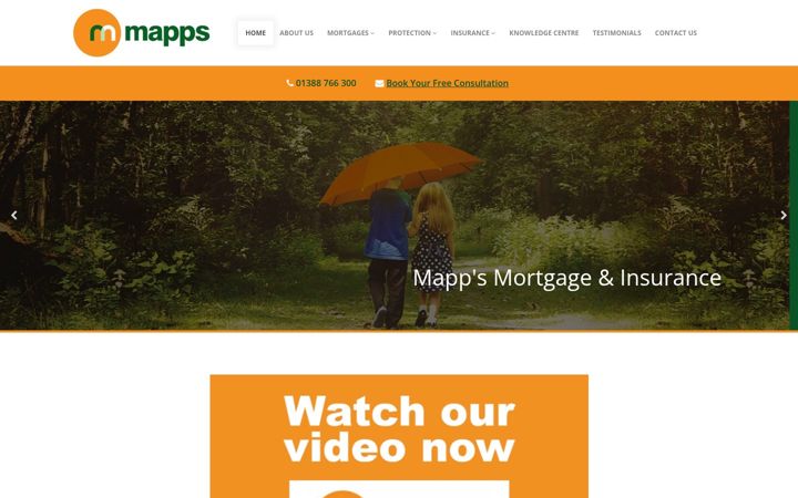 Screenshot of mapps.org.uk