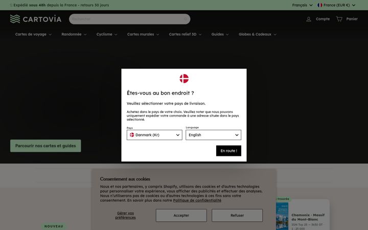 Screenshot of mapscompany.uk