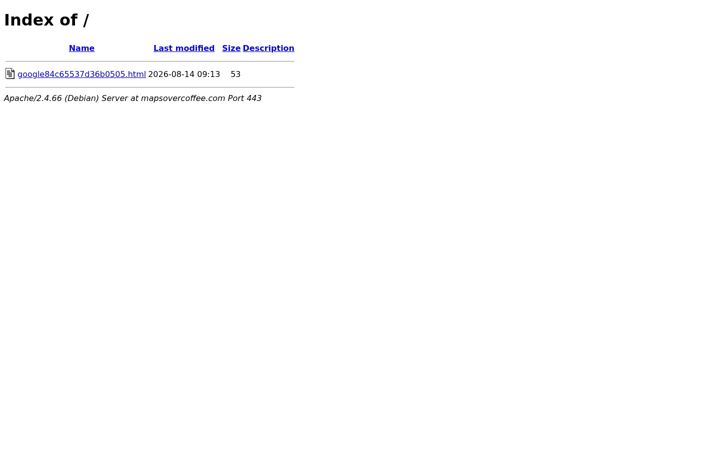 Screenshot of mapsovercoffee.com