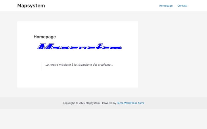 Screenshot of mapsystem.it