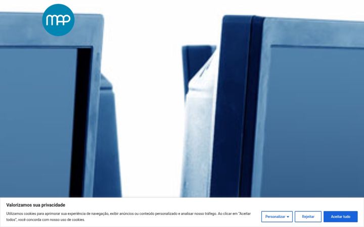 Screenshot of maptecnologia.com.br