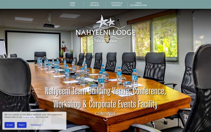 Screenshot of maputoconference.com