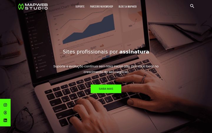 Screenshot of mapweb.com.br
