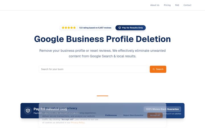 Screenshot of mapwipers.com