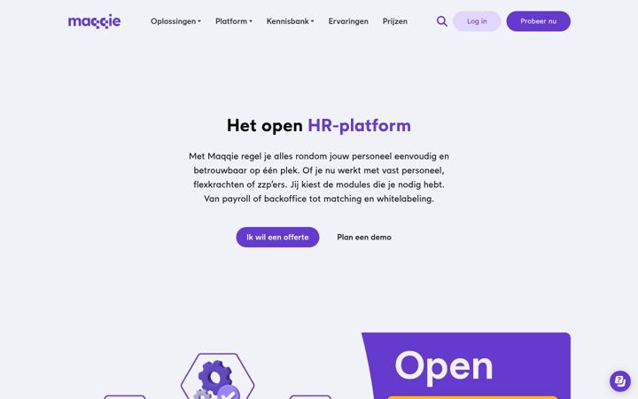 Screenshot of maqqie.nl