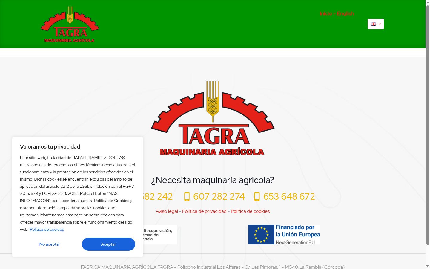 Képernyőkép a bármilyen interakció előtt megjelenő hozzájárulási bannerről