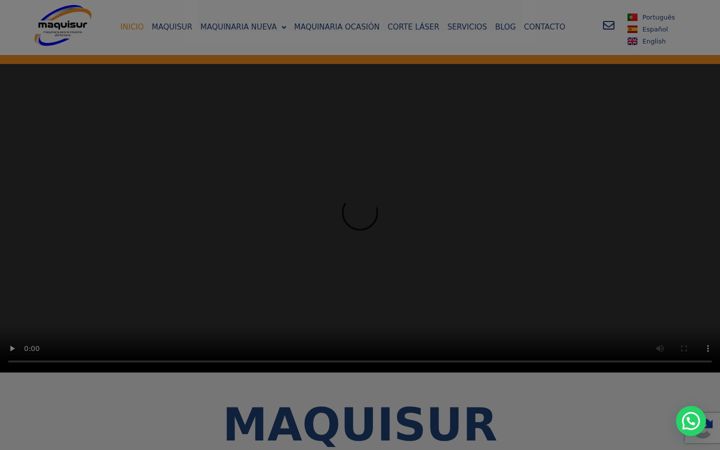 Screenshot von maquinariamaquisur.com