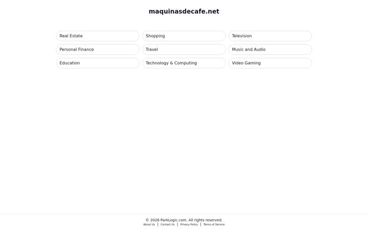 Screenshot of maquinasdecafe.net