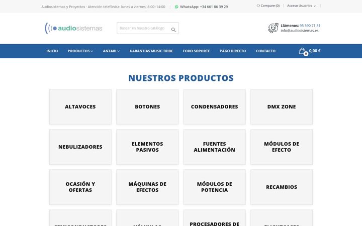 Screenshot of maquinasdehumo.es