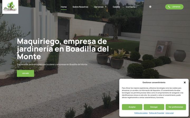 Screenshot of maquiriego.es