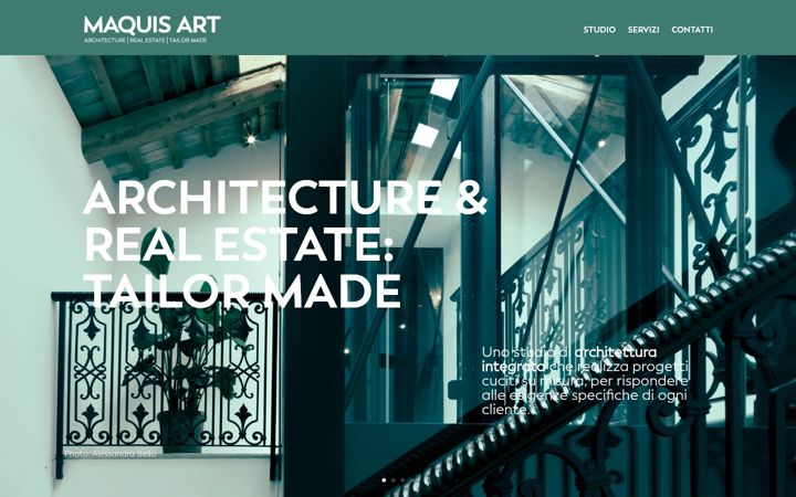 Screenshot of maquisart.it