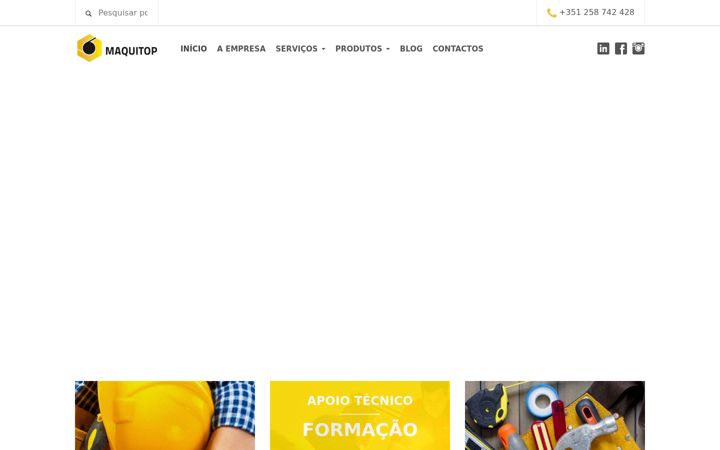 Screenshot of maquitop.pt