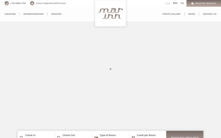 Screenshot of mar-inn.gr