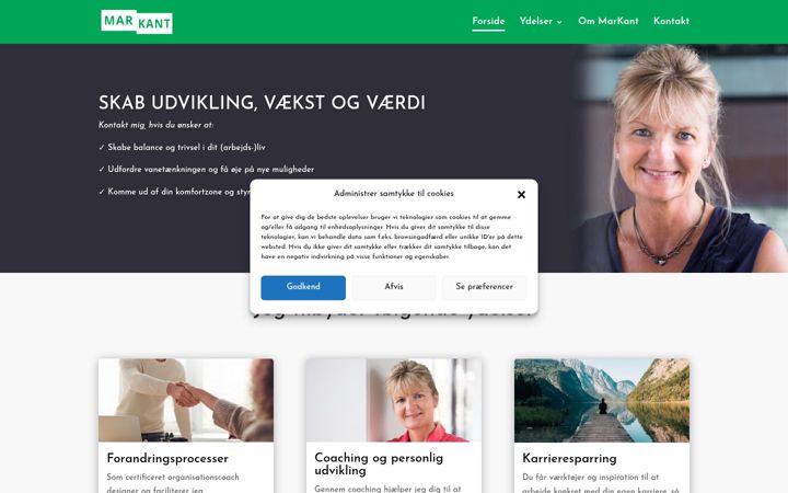 Screenshot of mar-kant.dk